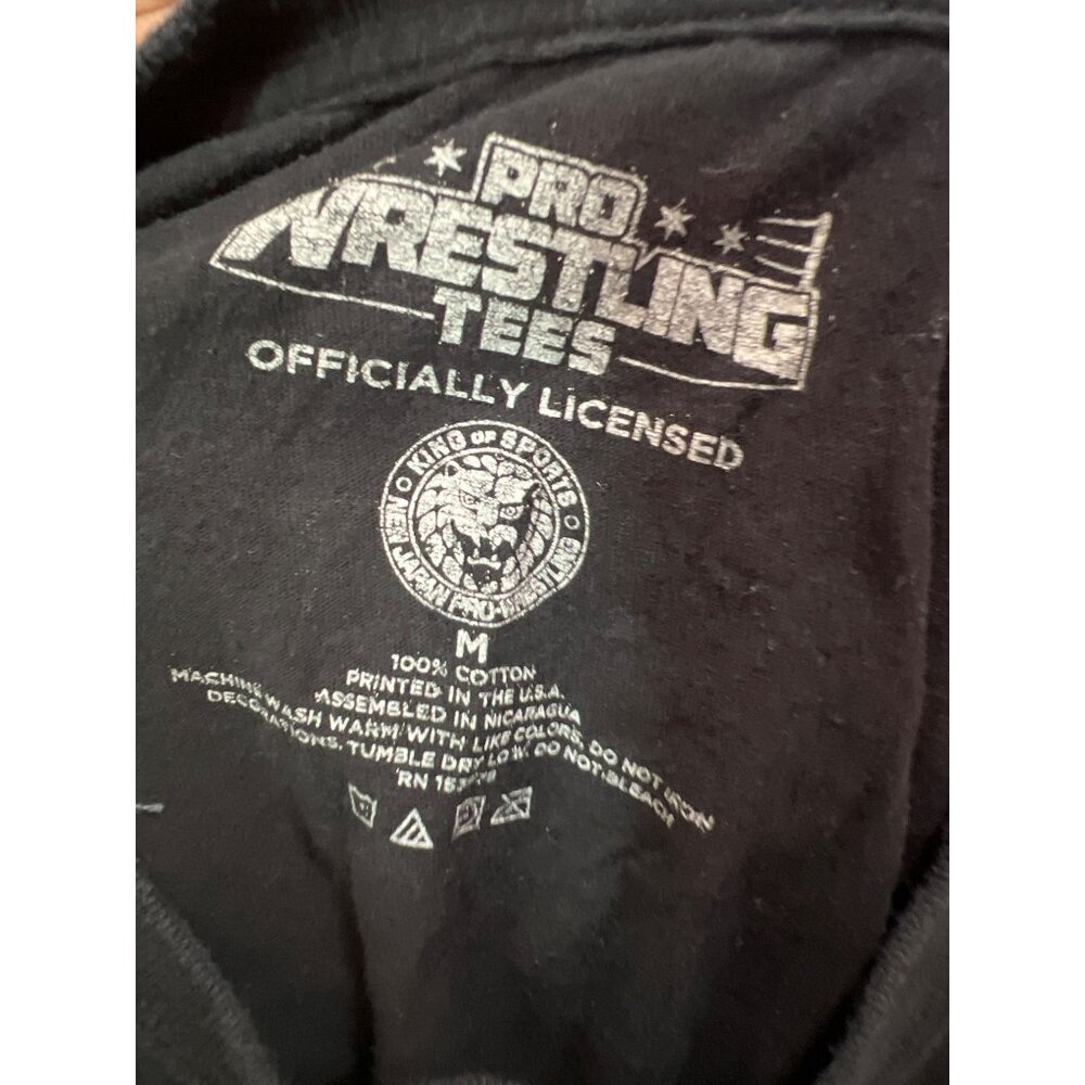 Kenny Omega Bullet Club Wrestling Tee "The Cleaner" Design Black Medium Official View 3